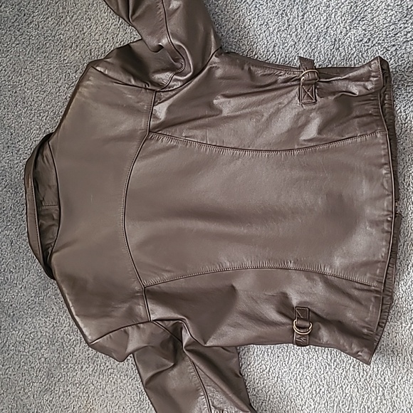 Hugo Buscati Collection leather jacket, size M - Picture 8 of 12